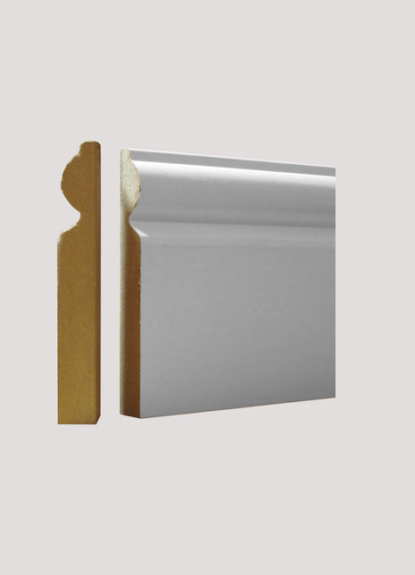 White Skirting MDF 118mmx2.4mtr
