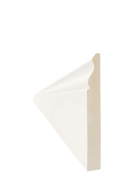 Ogee White Primed MDF Skirting 18x144x5400mm
